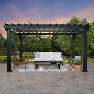 metal pergola