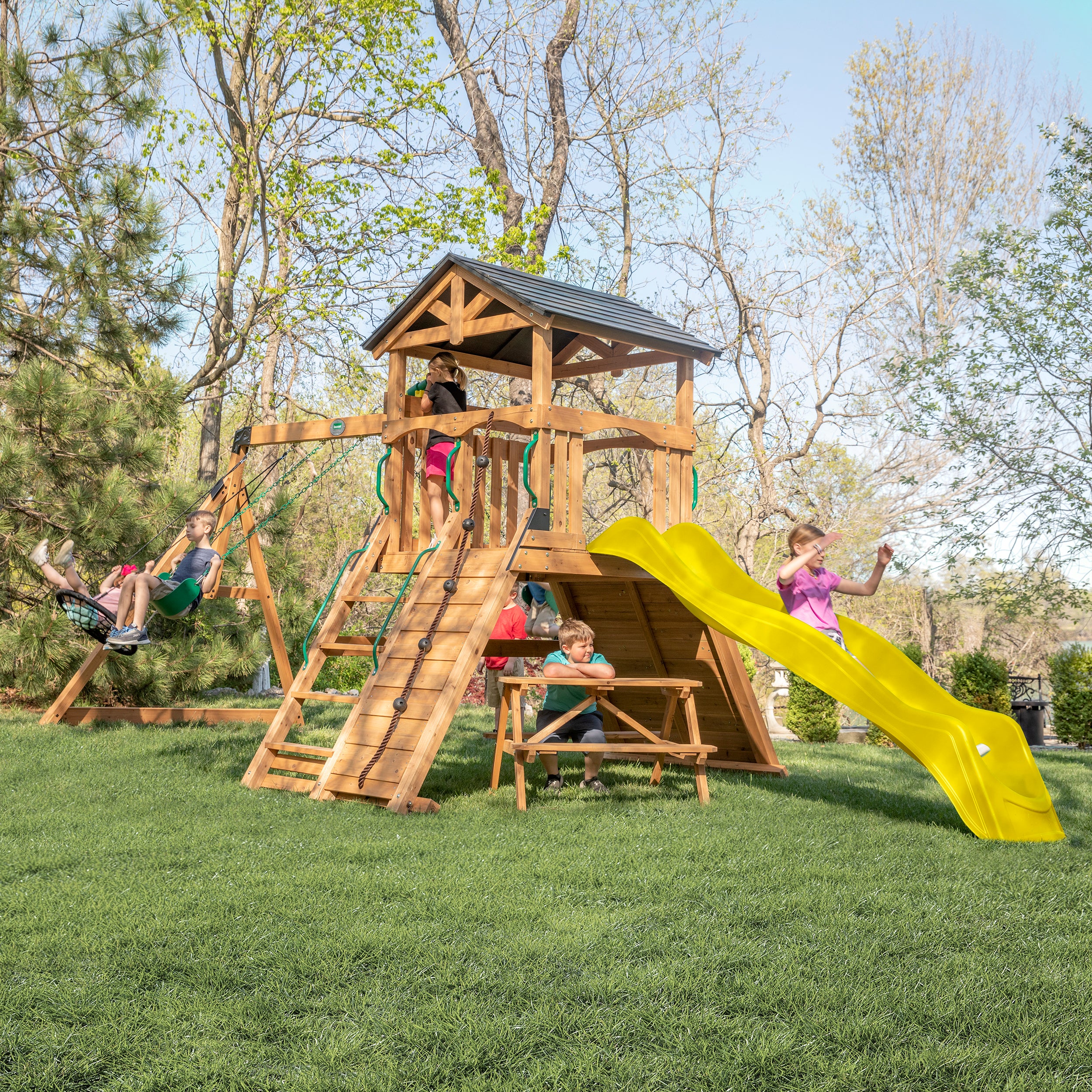 Endeavor II Swing Set – Backyard Discovery