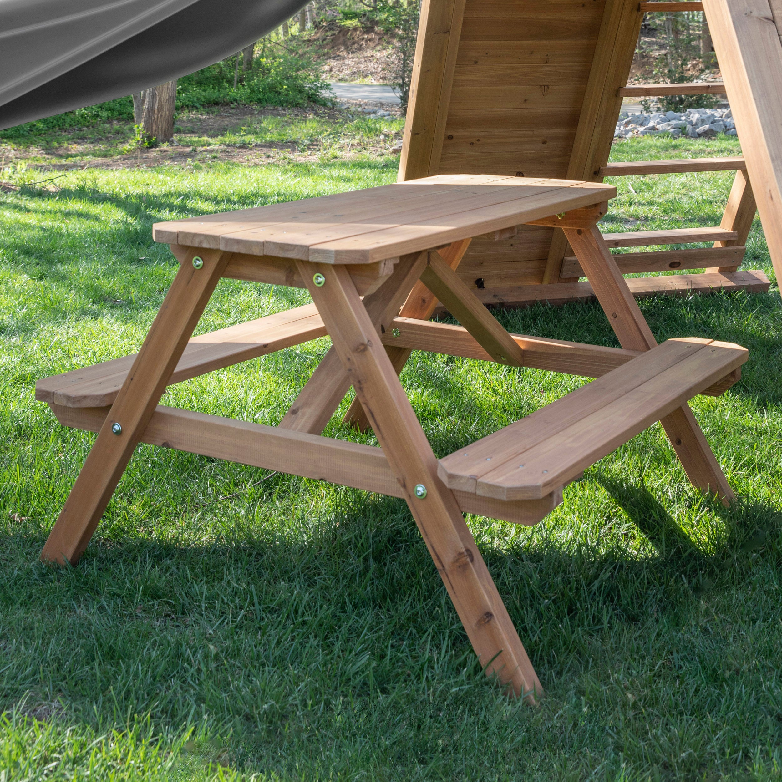 Endeavor II Gray Slide Picnic Table