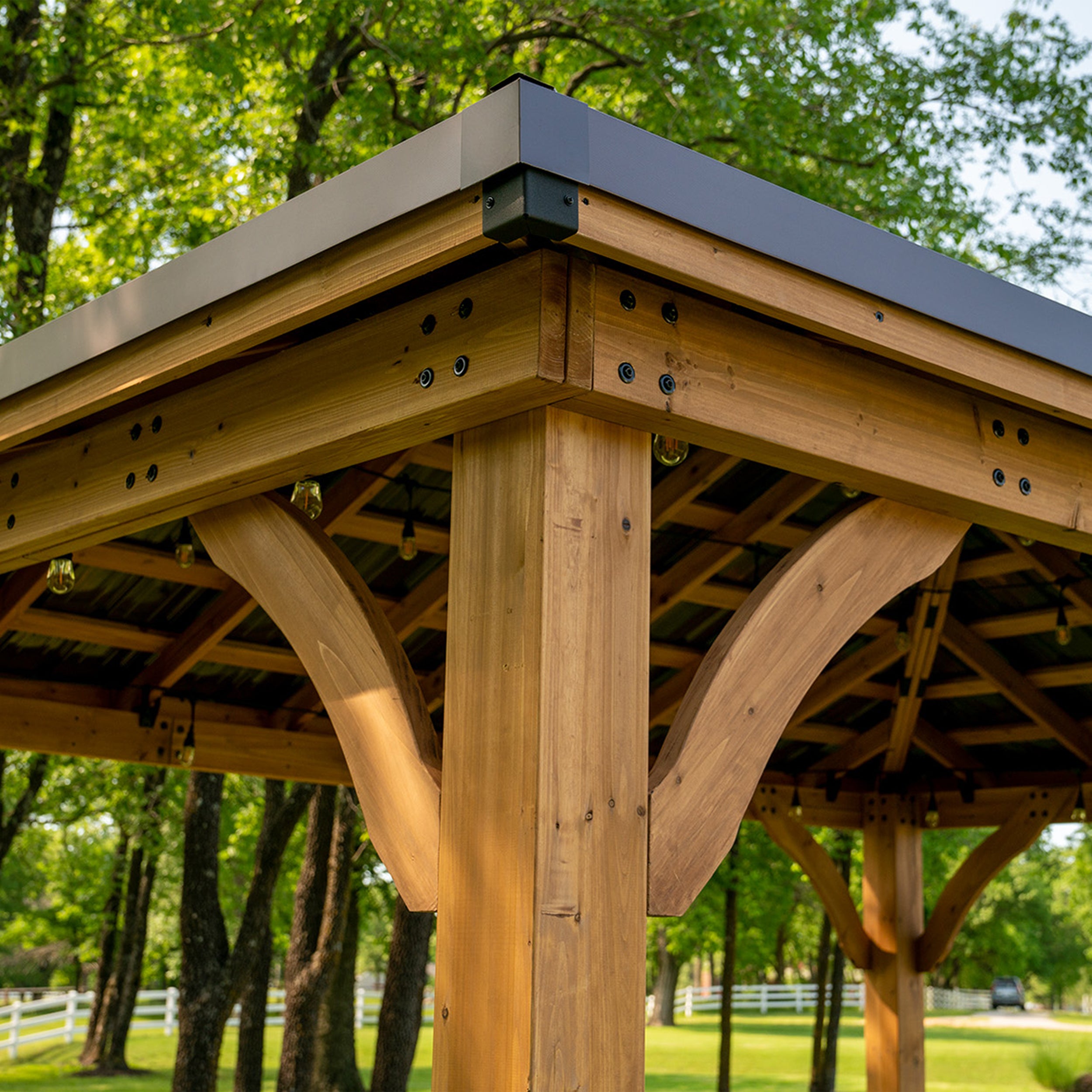 14x10 Barrington Gazebo Corner Hip Roof