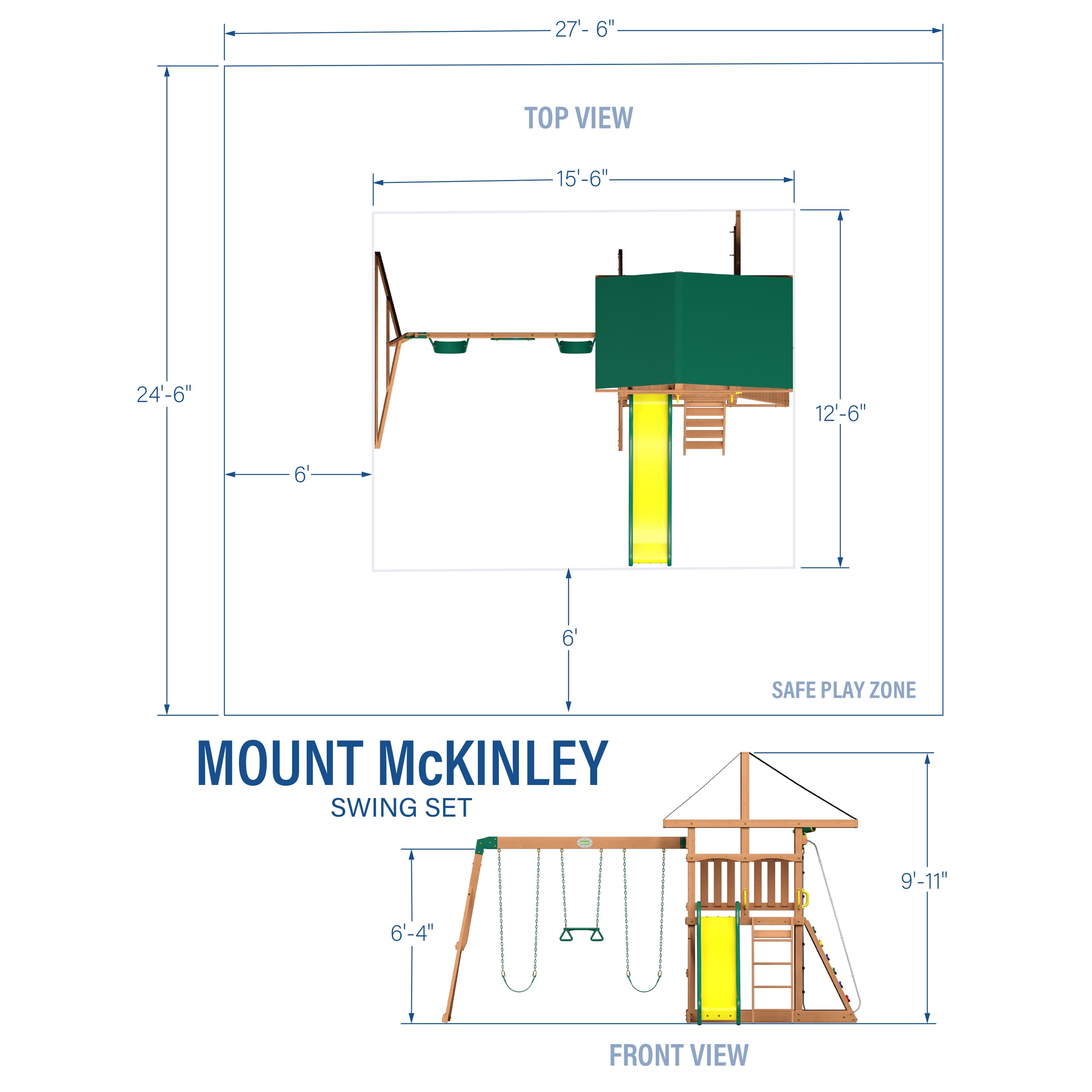 Mount McKinley Dimensions