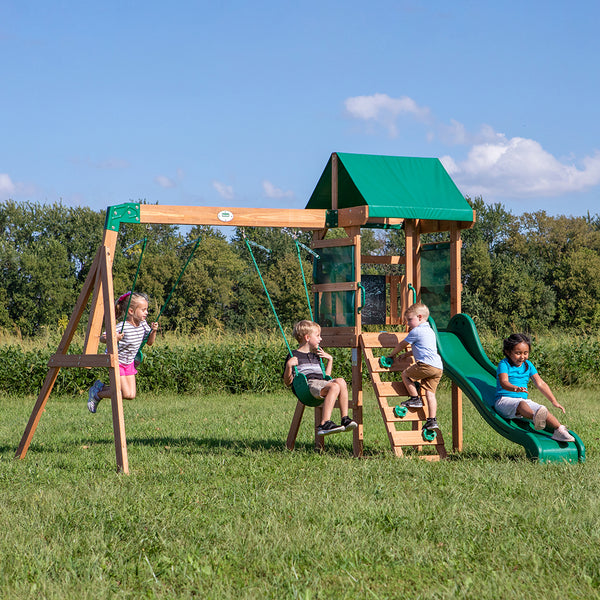 Buckley Hill Swing Set for Kids Backyard Discovery