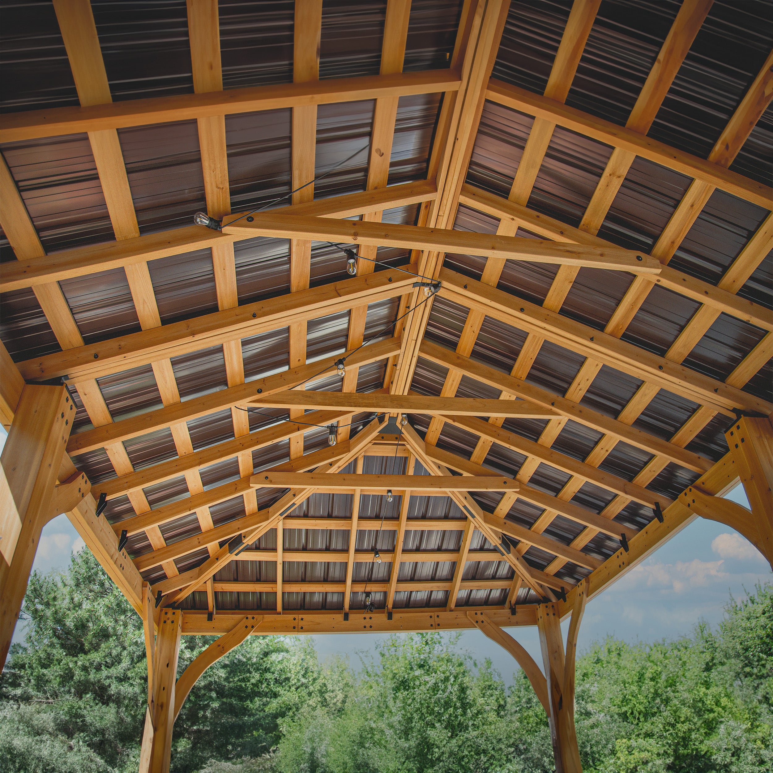 20x12 Barrington Gazebo/Carport interior roof