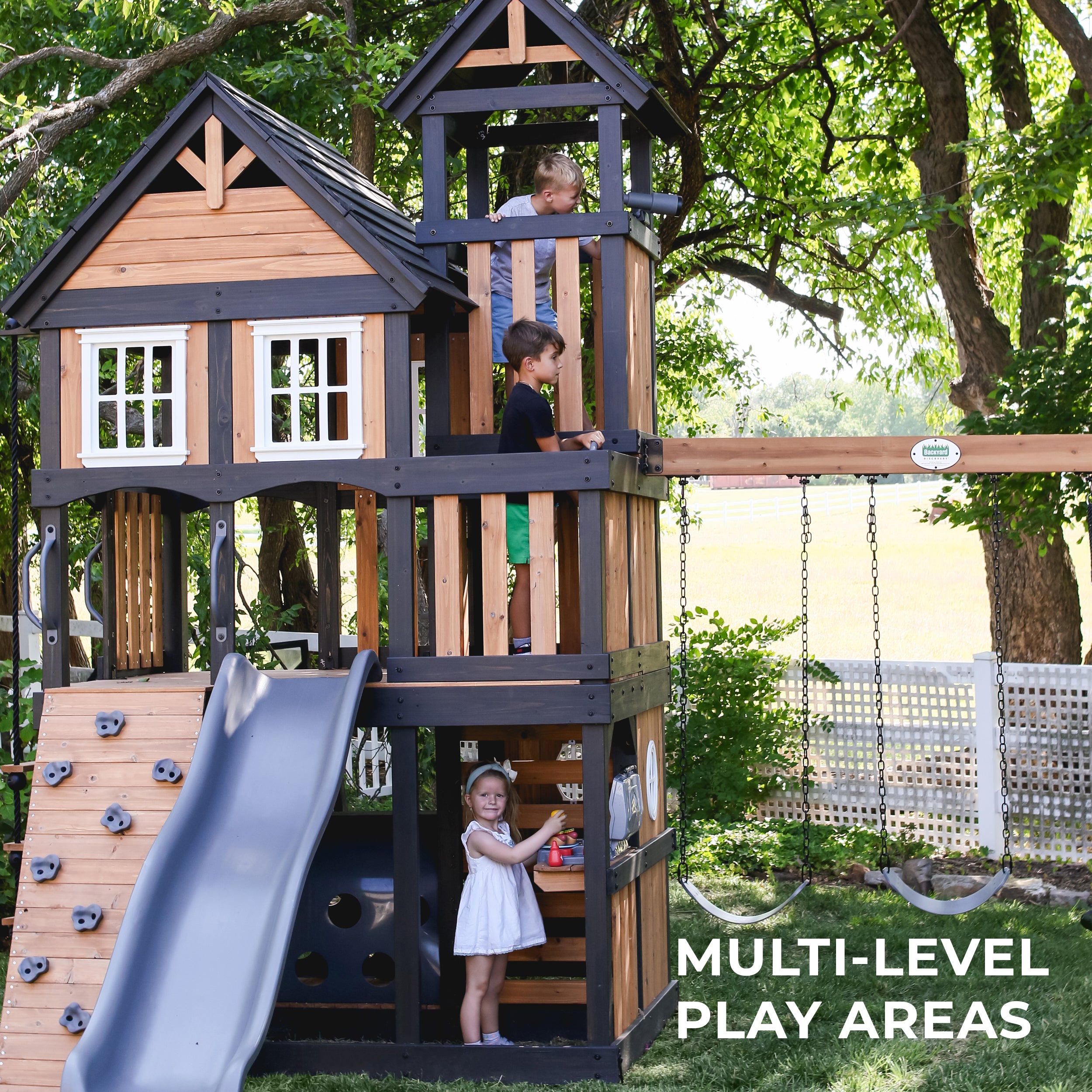 multi-level play areas