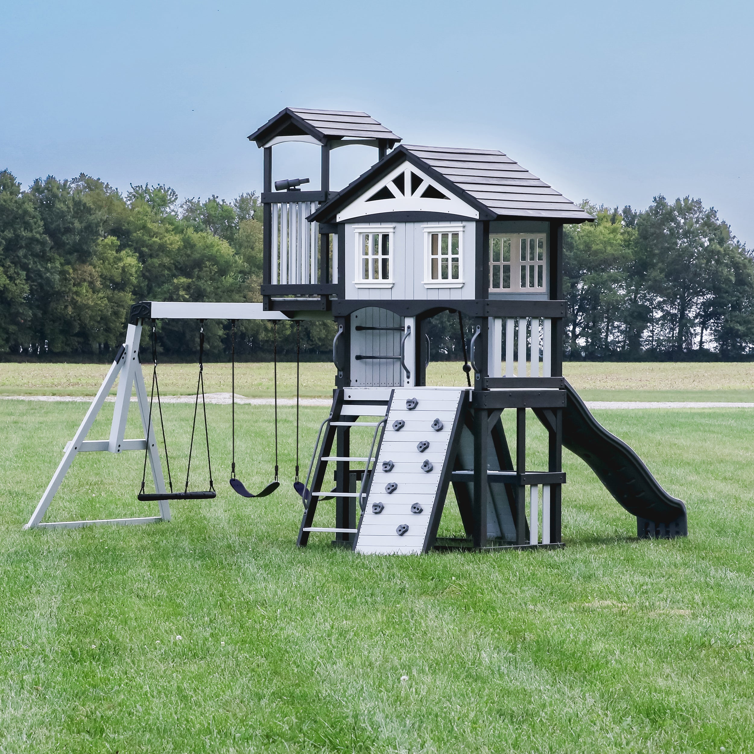 Whispering Point Swing Set Back