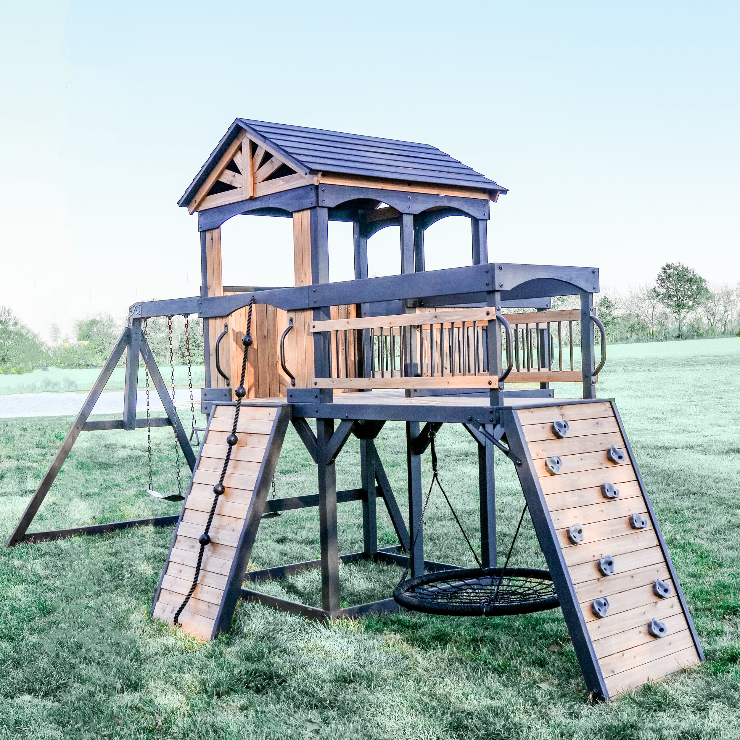 Timber Crossing Swing Set