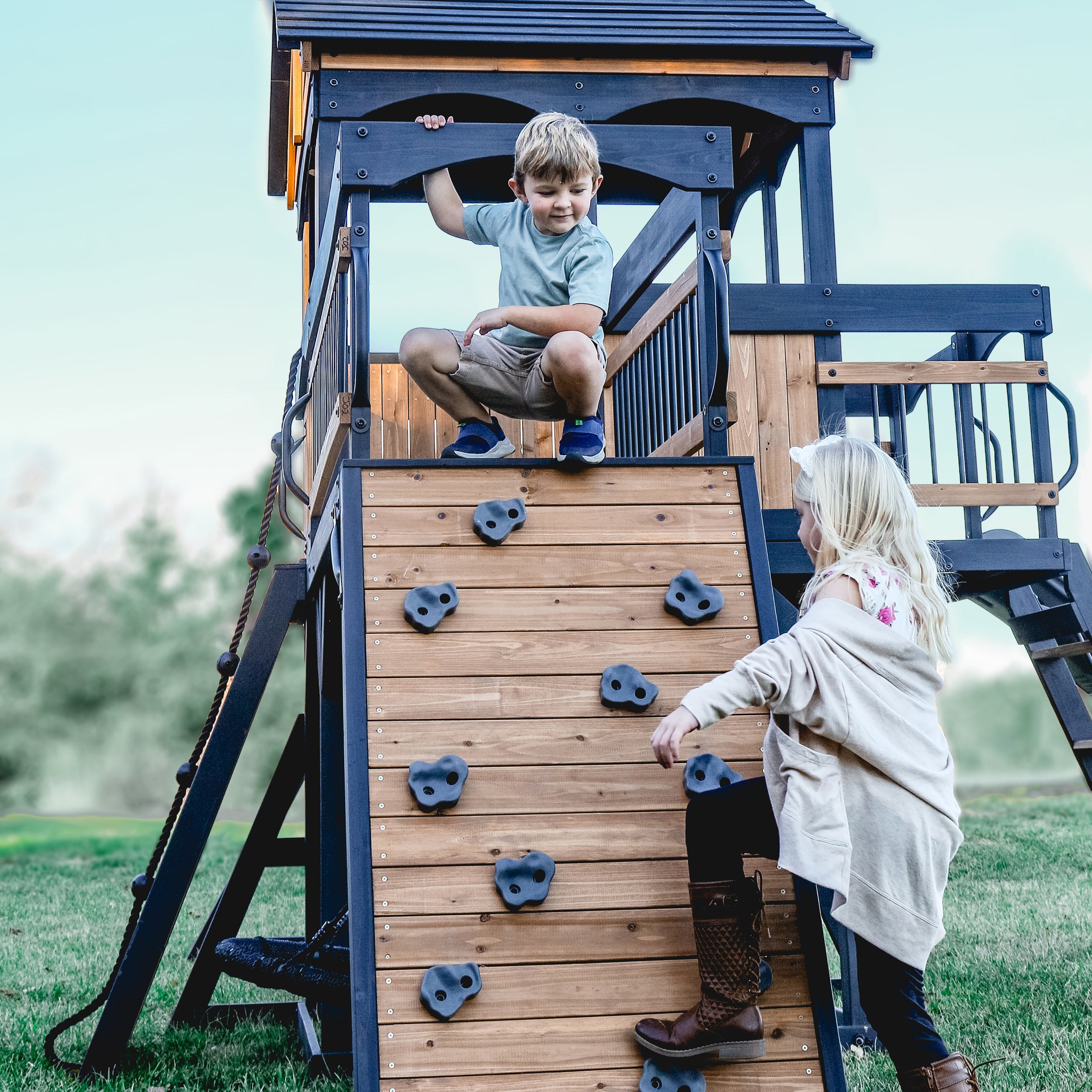 Timber Crossing Rock Wall