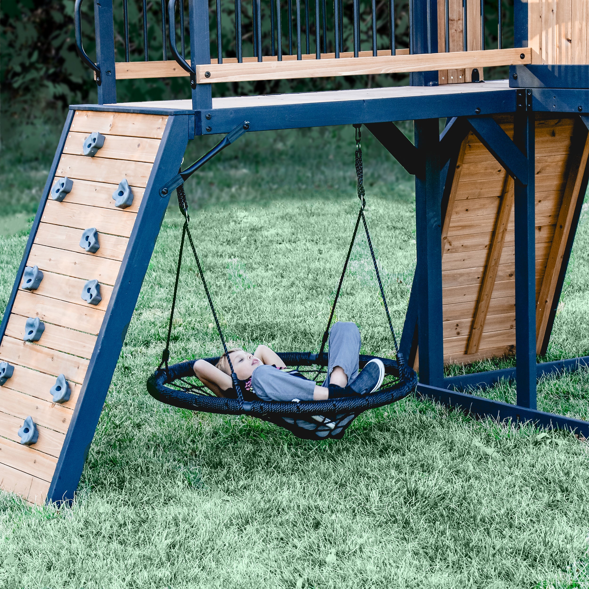 Climbing frame hot sale timber