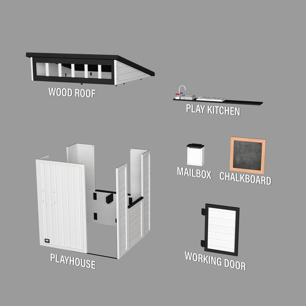 Caraway Playhouse Exploded View English