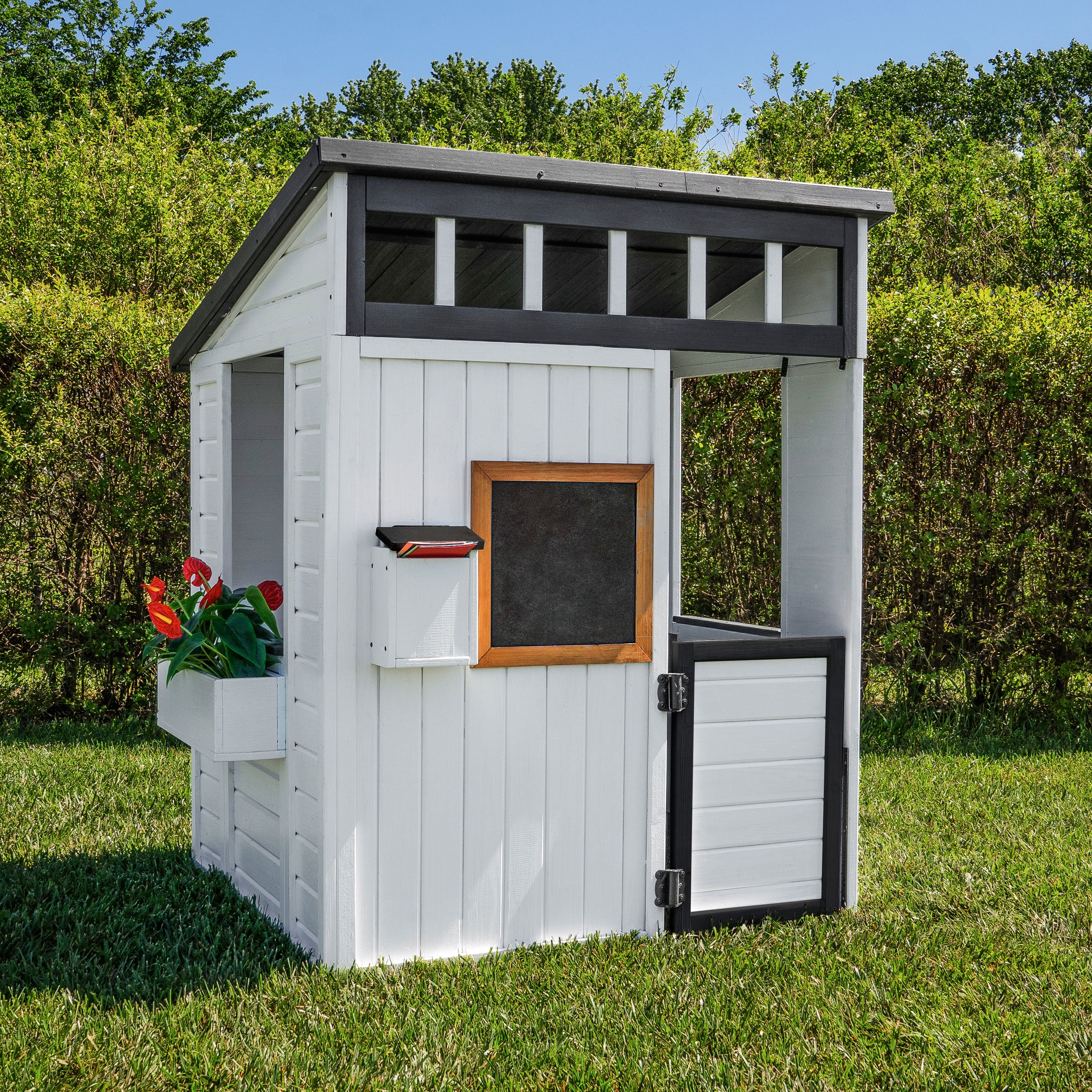 Caraway White modern playhouse