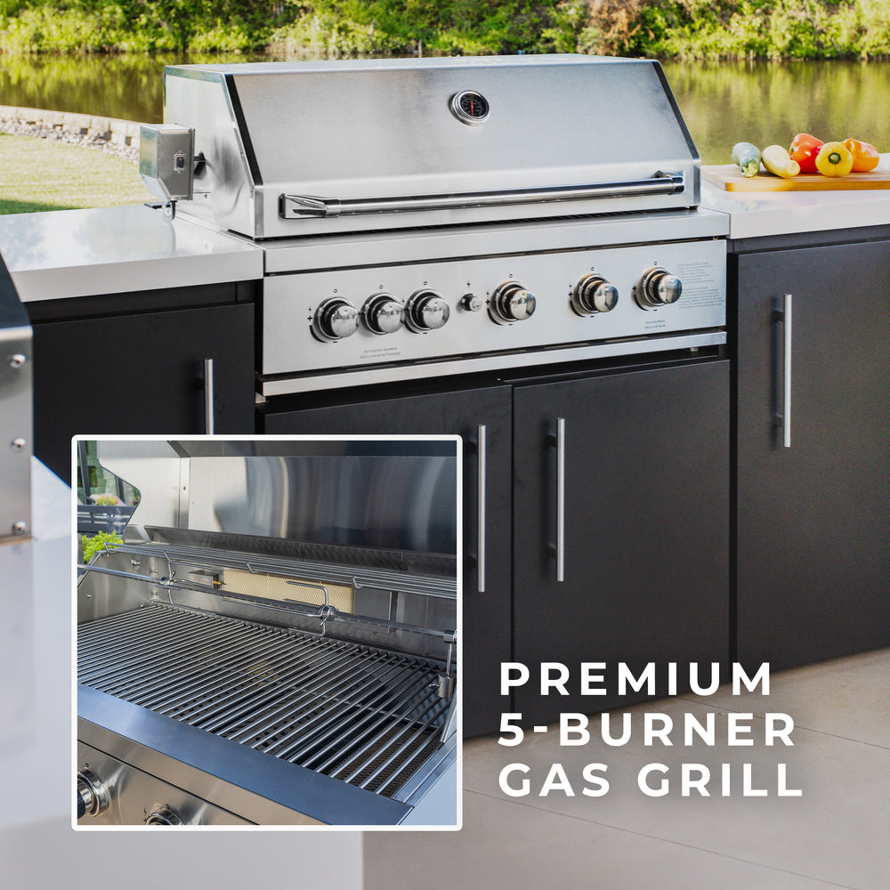 Fusion Fire Outdoor Kitchen Gas Grill