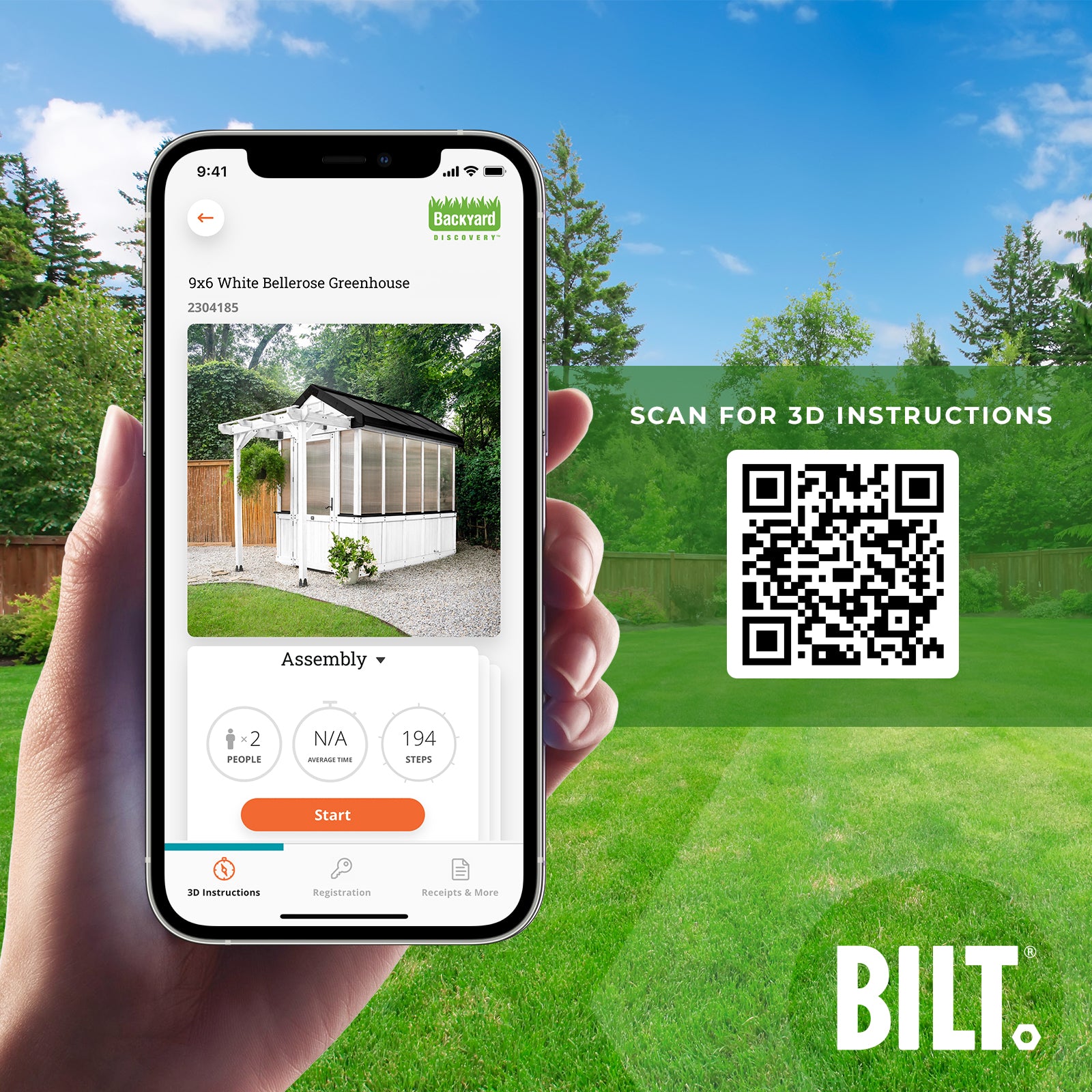 BILT App for White 9x6 Bellerose