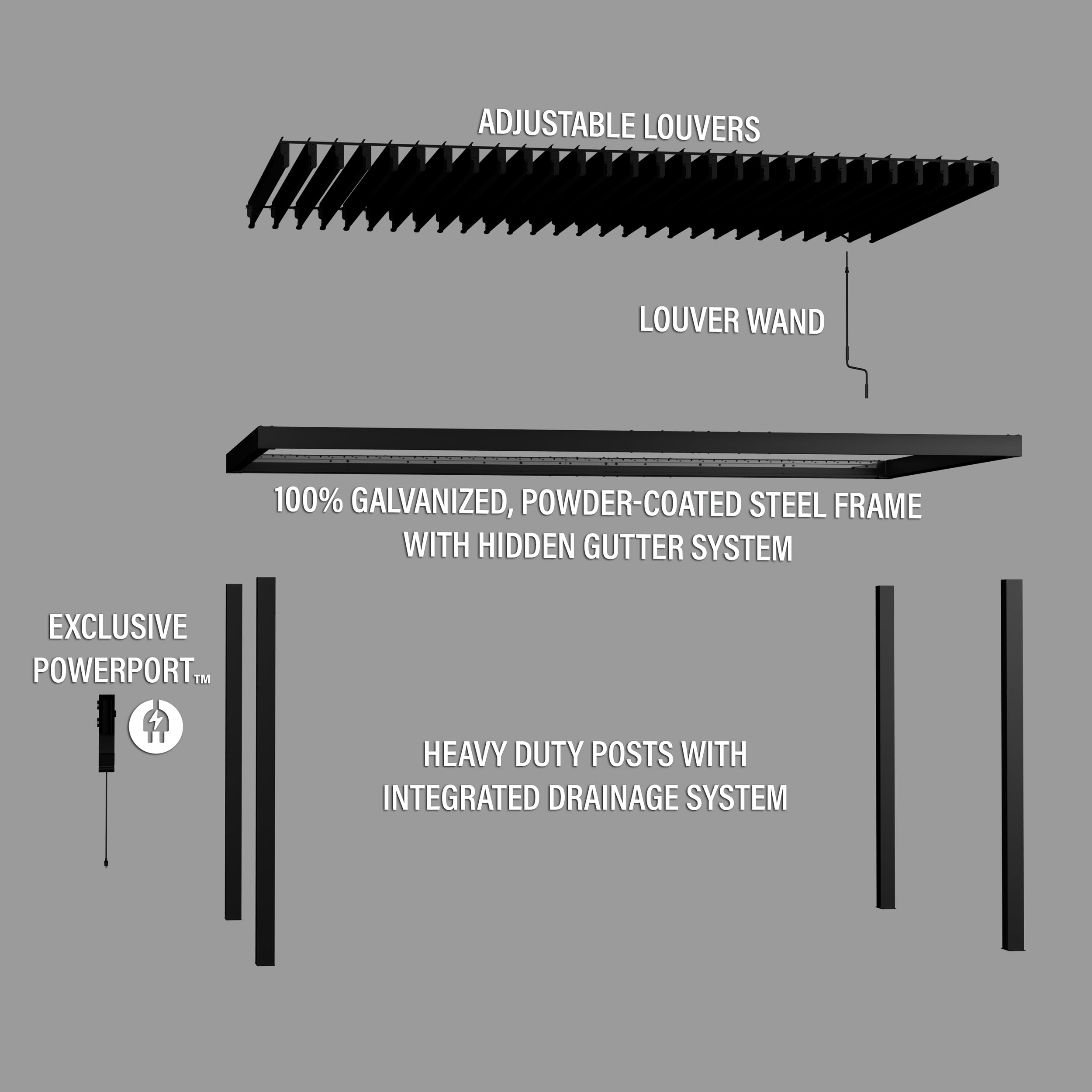 16x10 Sarasota Exploded View