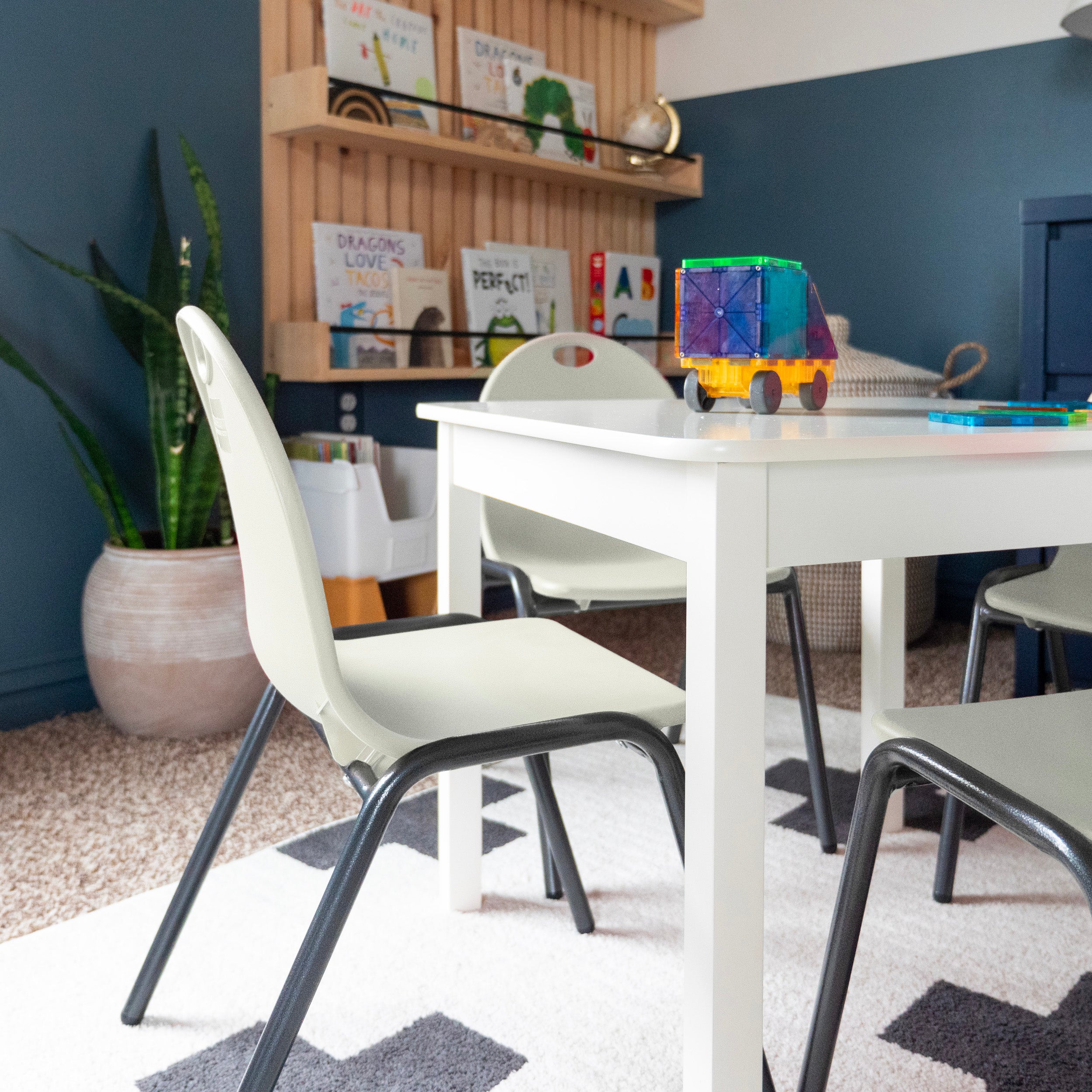 ivory kids stacking chairs