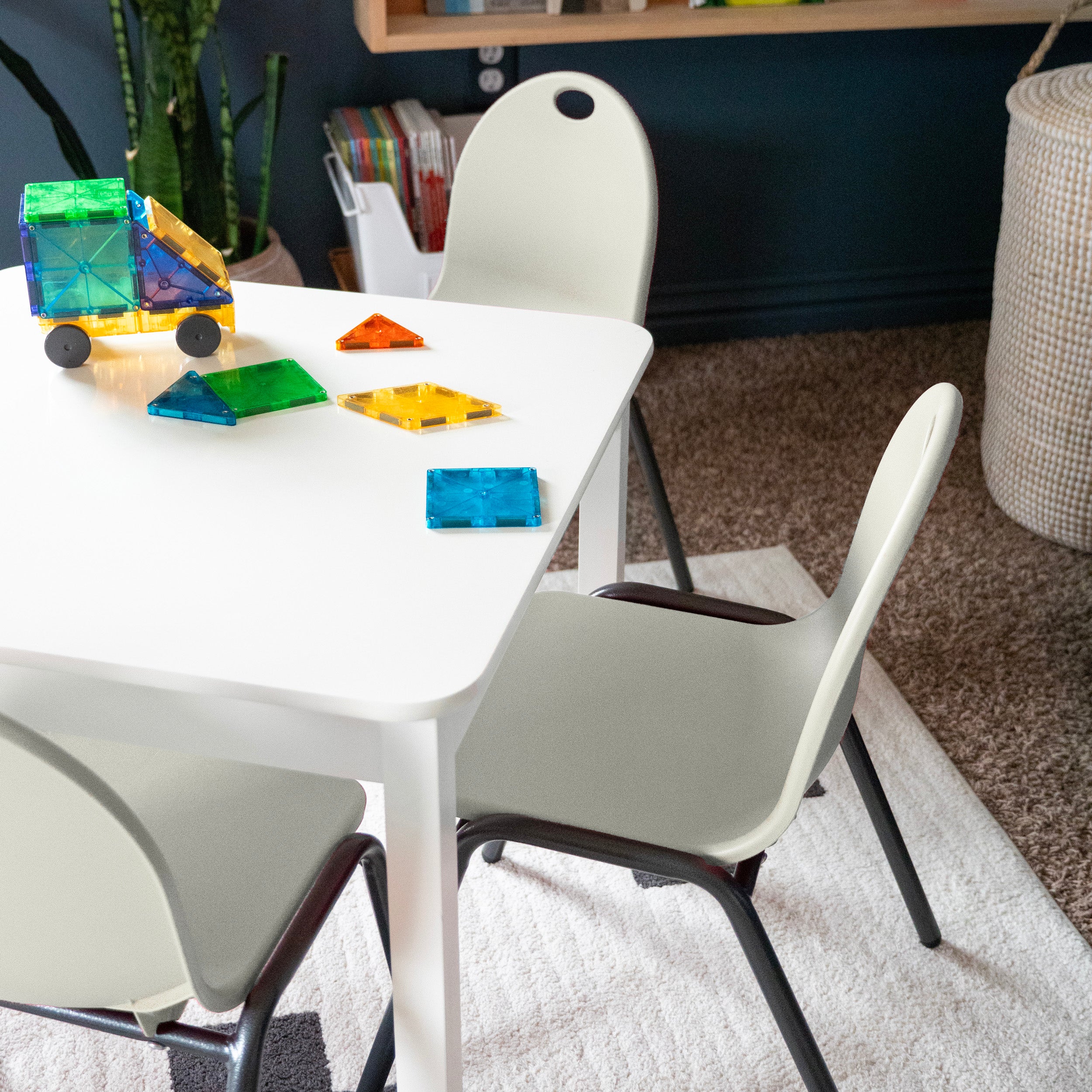 ivory kids stacking chairs