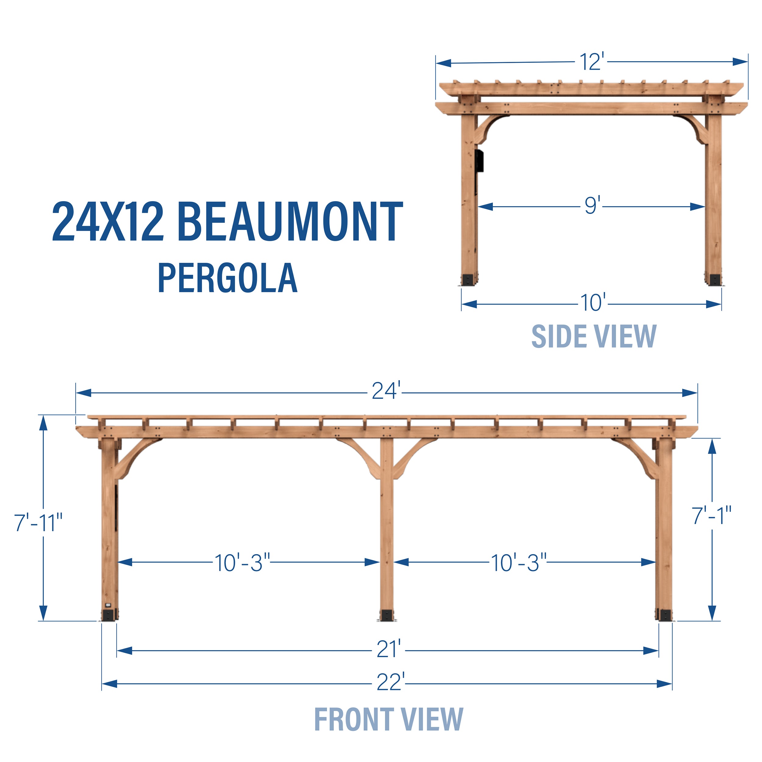 24x12 Beaumont Imperial Dimensions