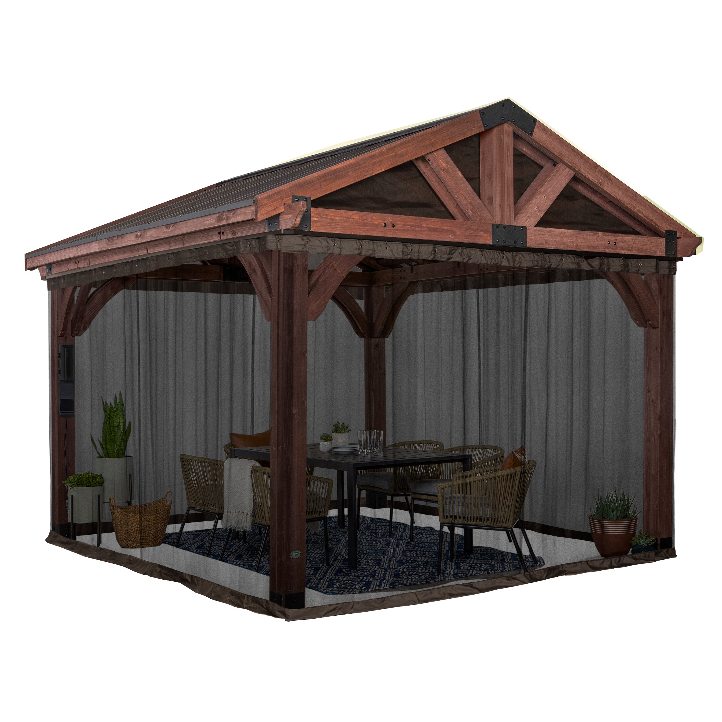 Arlington Gazebo Mosquito Netting