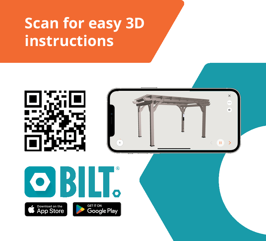 14x10 Somerville Pergola BILT App