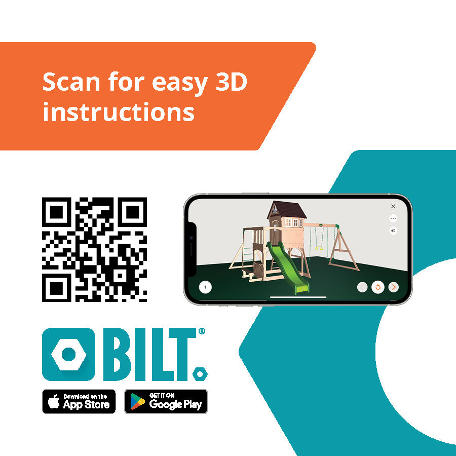 Montpelier Swing Set BILT App - easy assembly