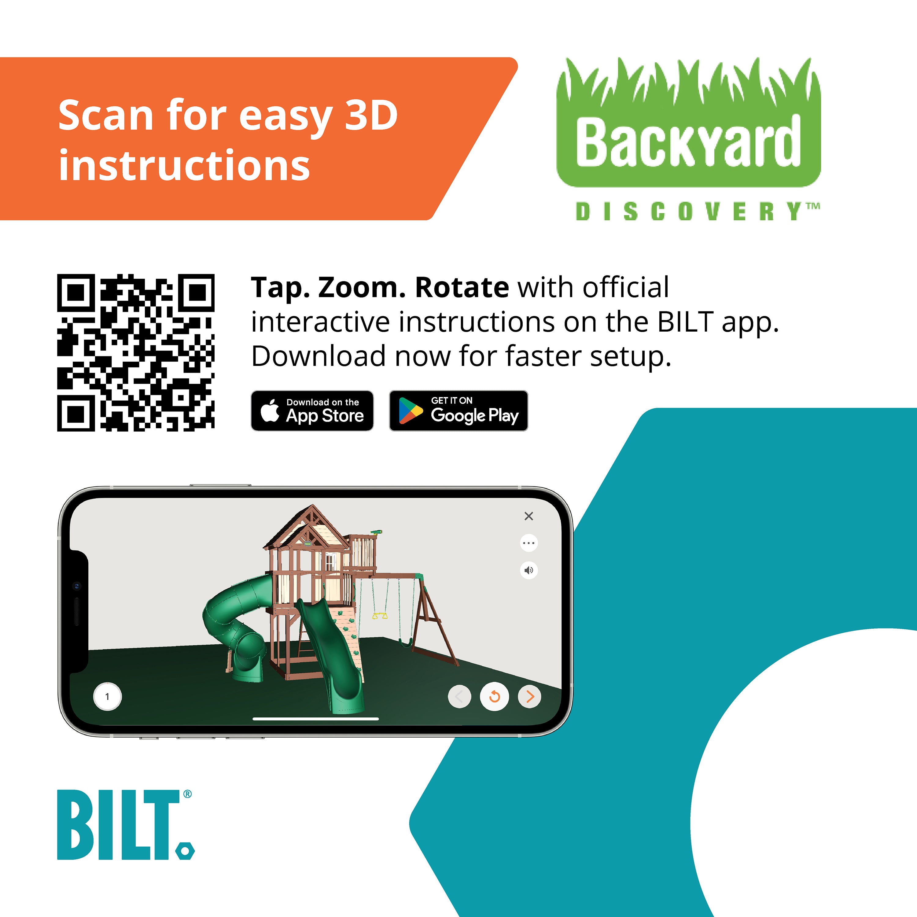 Skyfort III BILT App - easy assembly