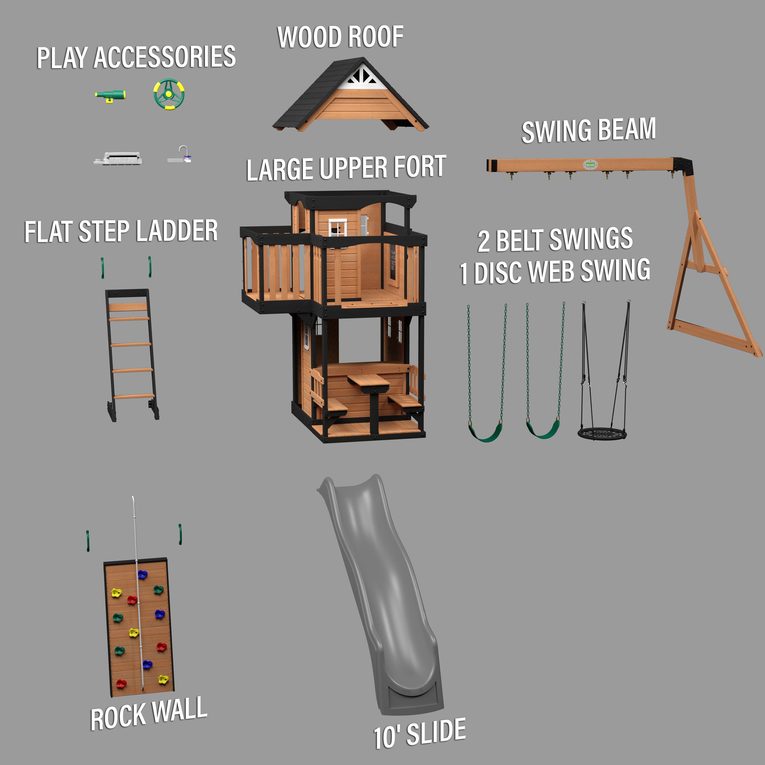 Canyon Creek Gray Slide Exploded View