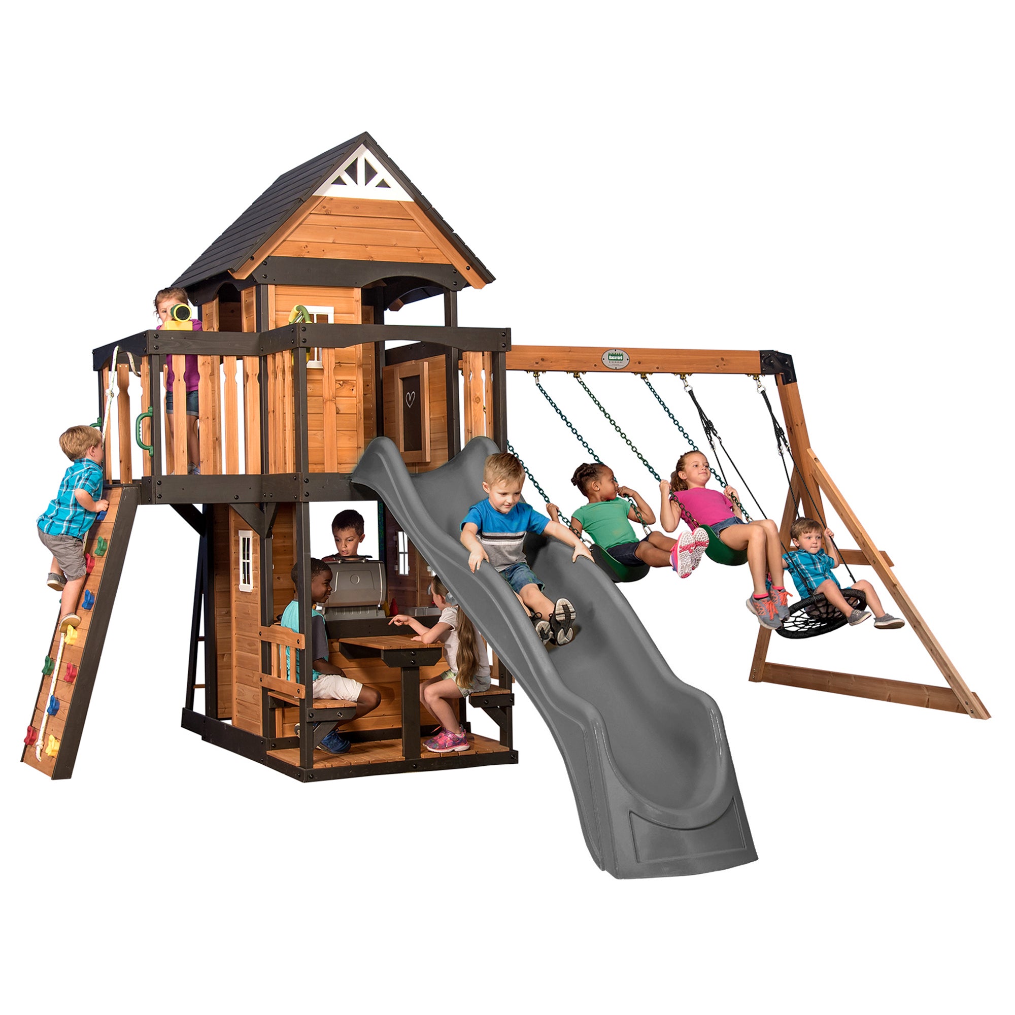 Canyon Creek Swing Set white background