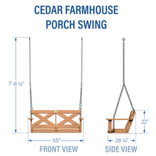Farmhouse Porch Swing | Backyard Discovery