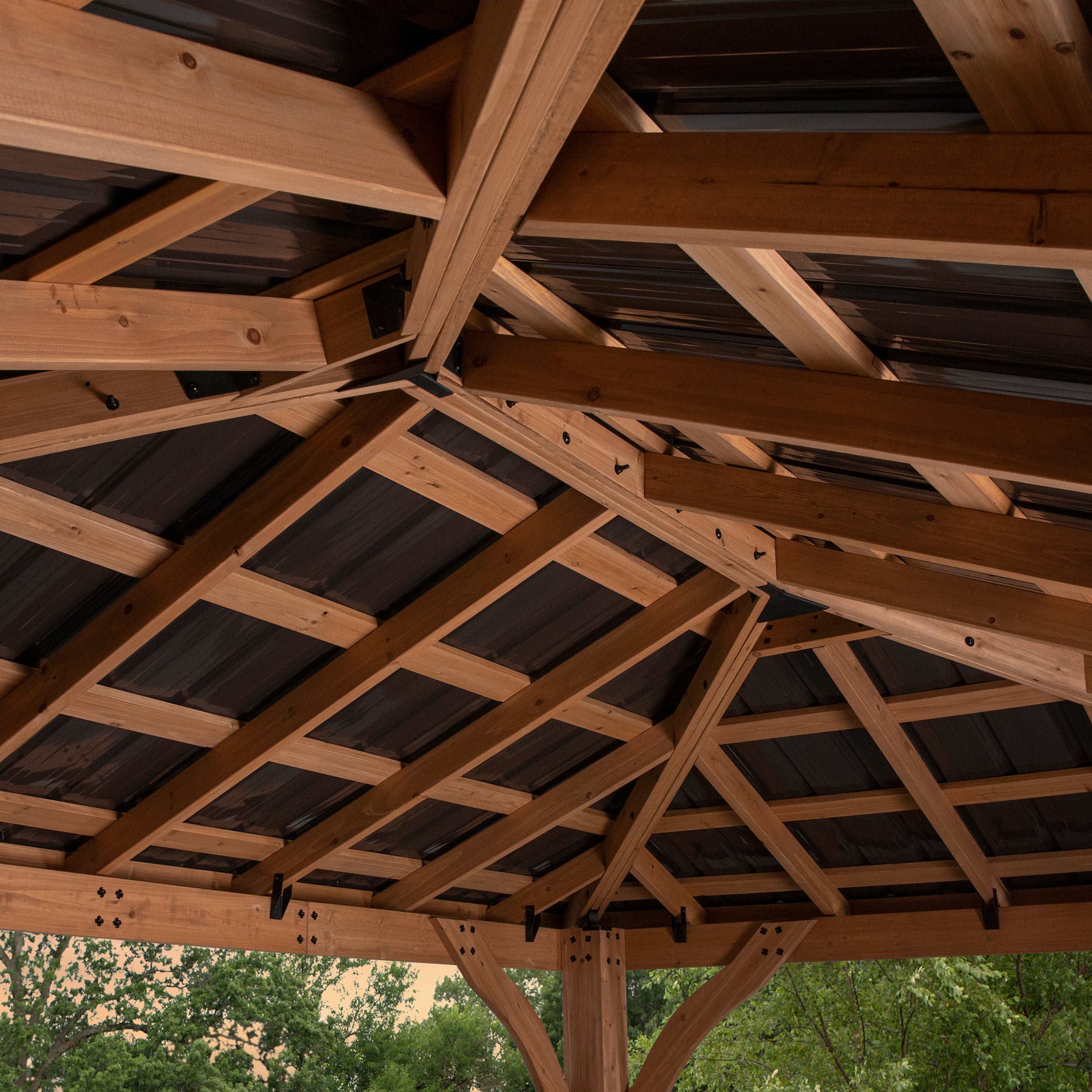 Cordova Gazebo interior roof