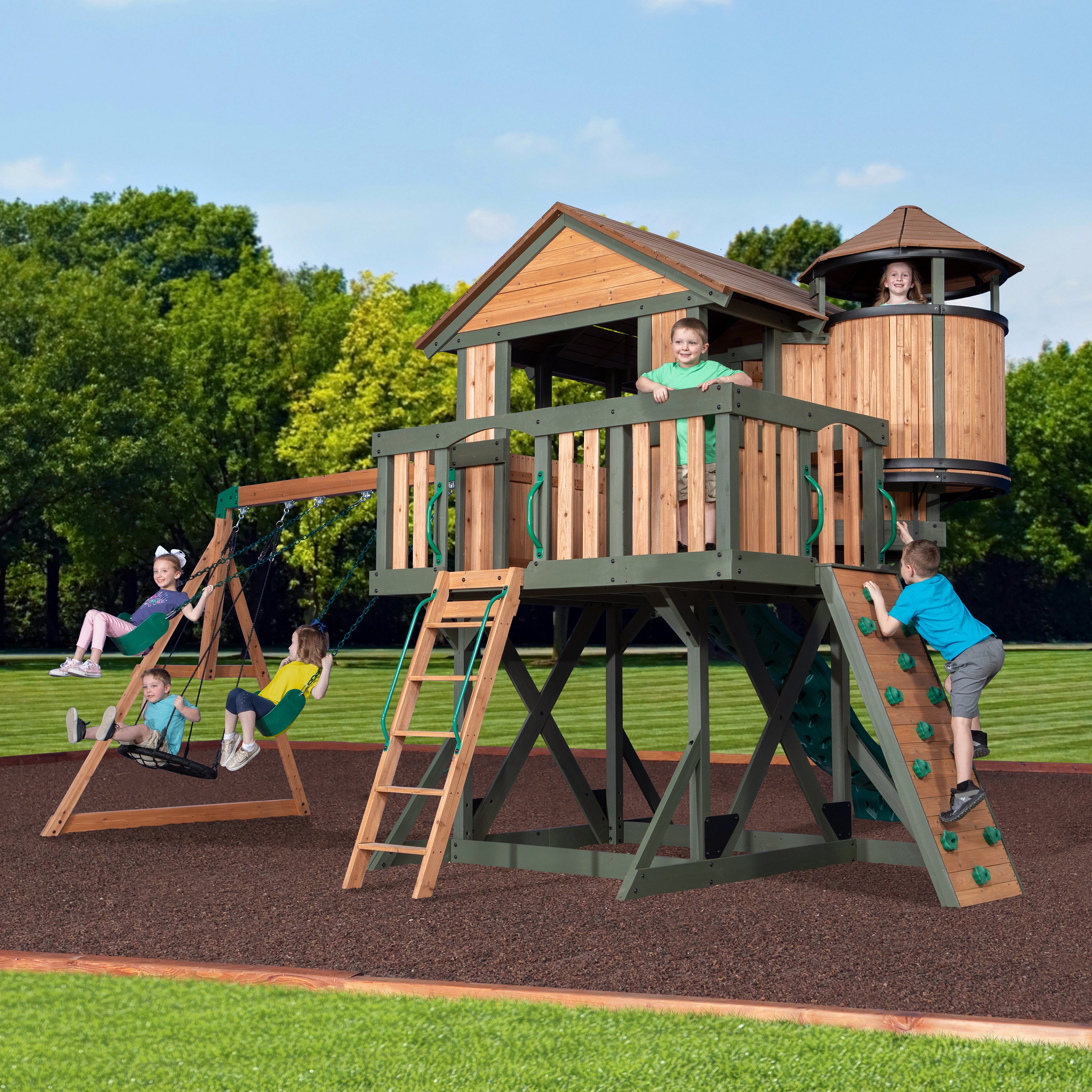 Eagles Nest Elite Swing Set