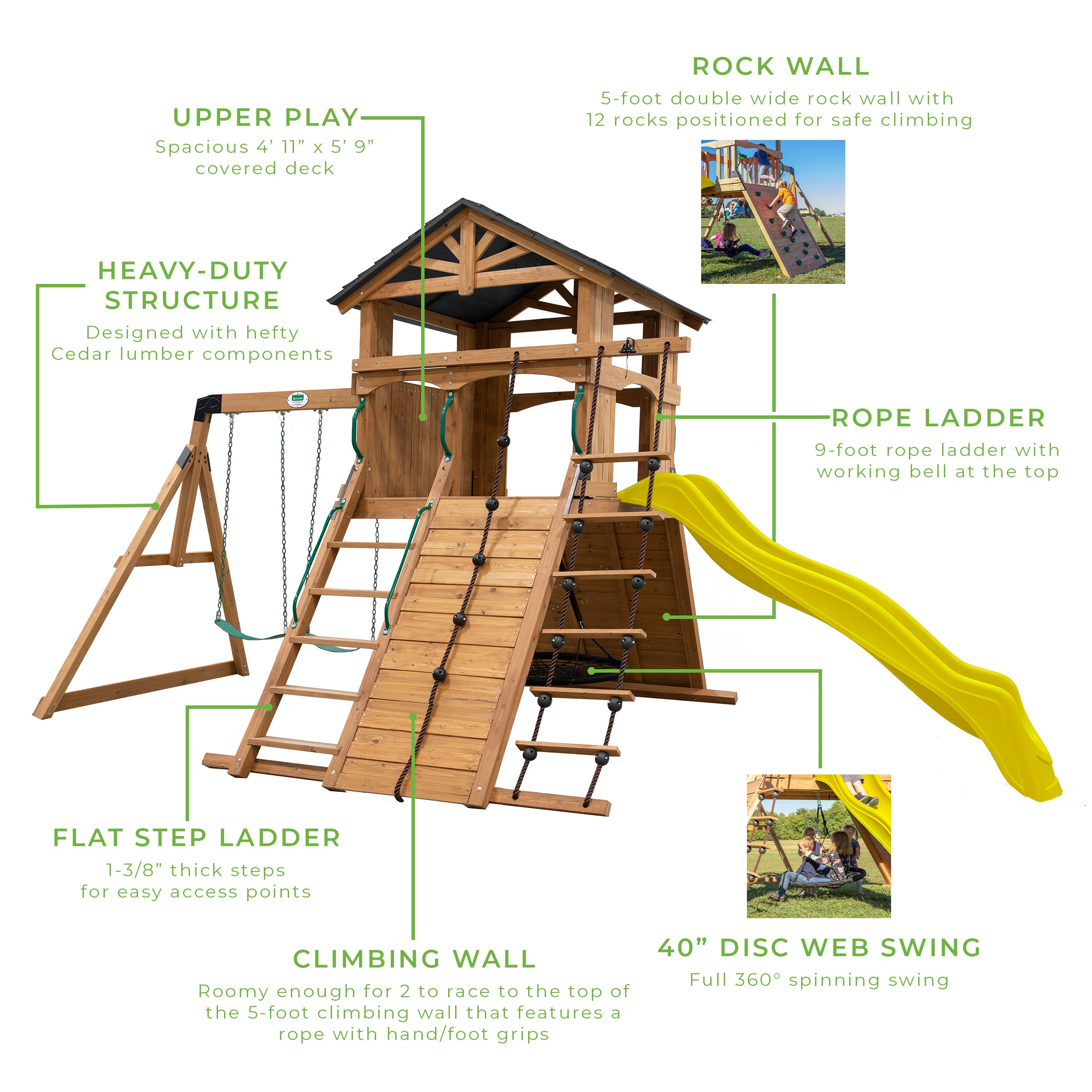 Endeavor Swing Set – Backyard Discovery