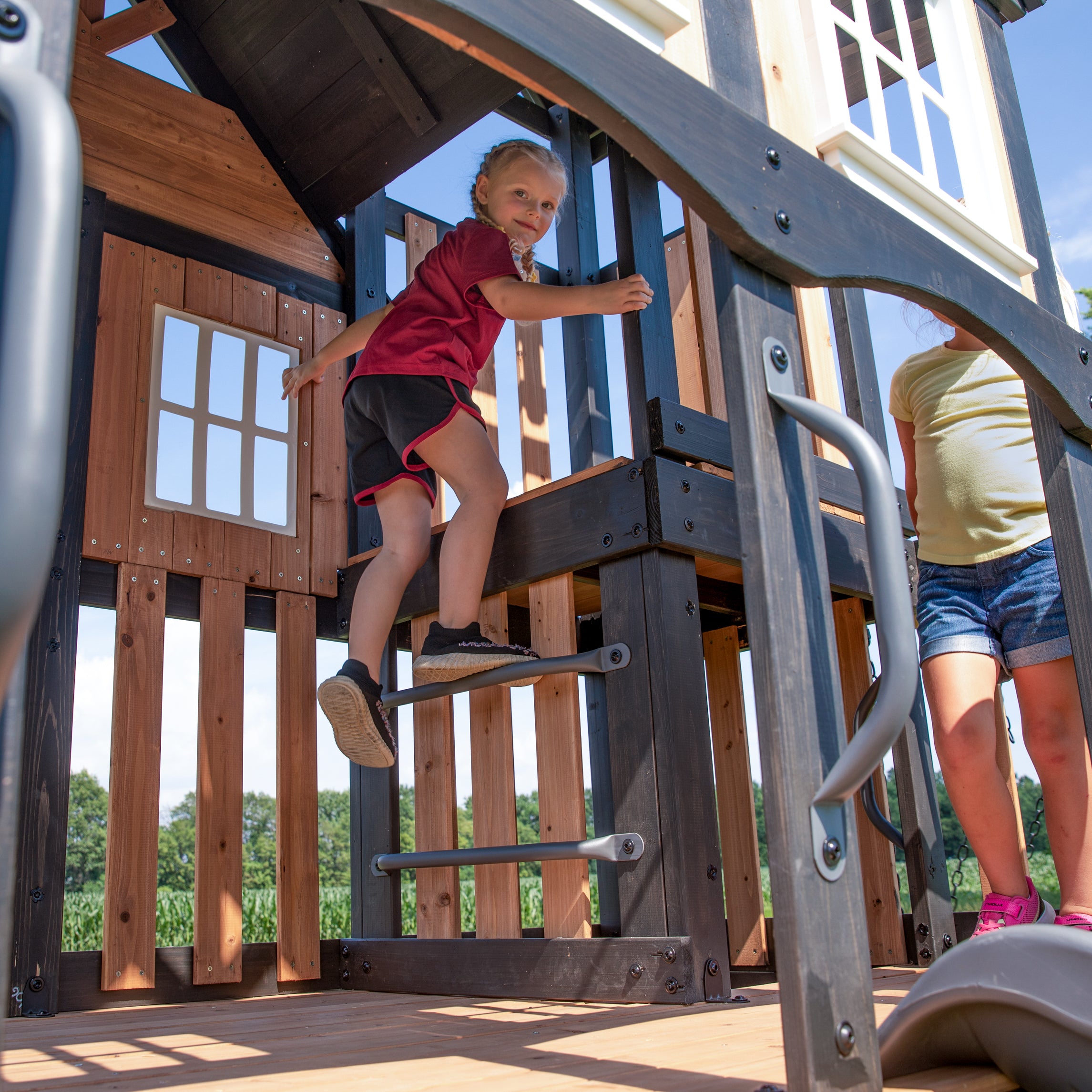 Mystic Tower Swing Set Interior Levels