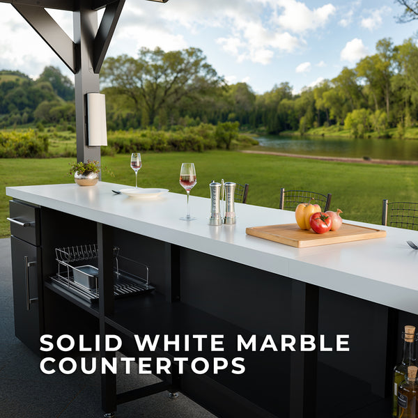 Spacious Marble Countertops 