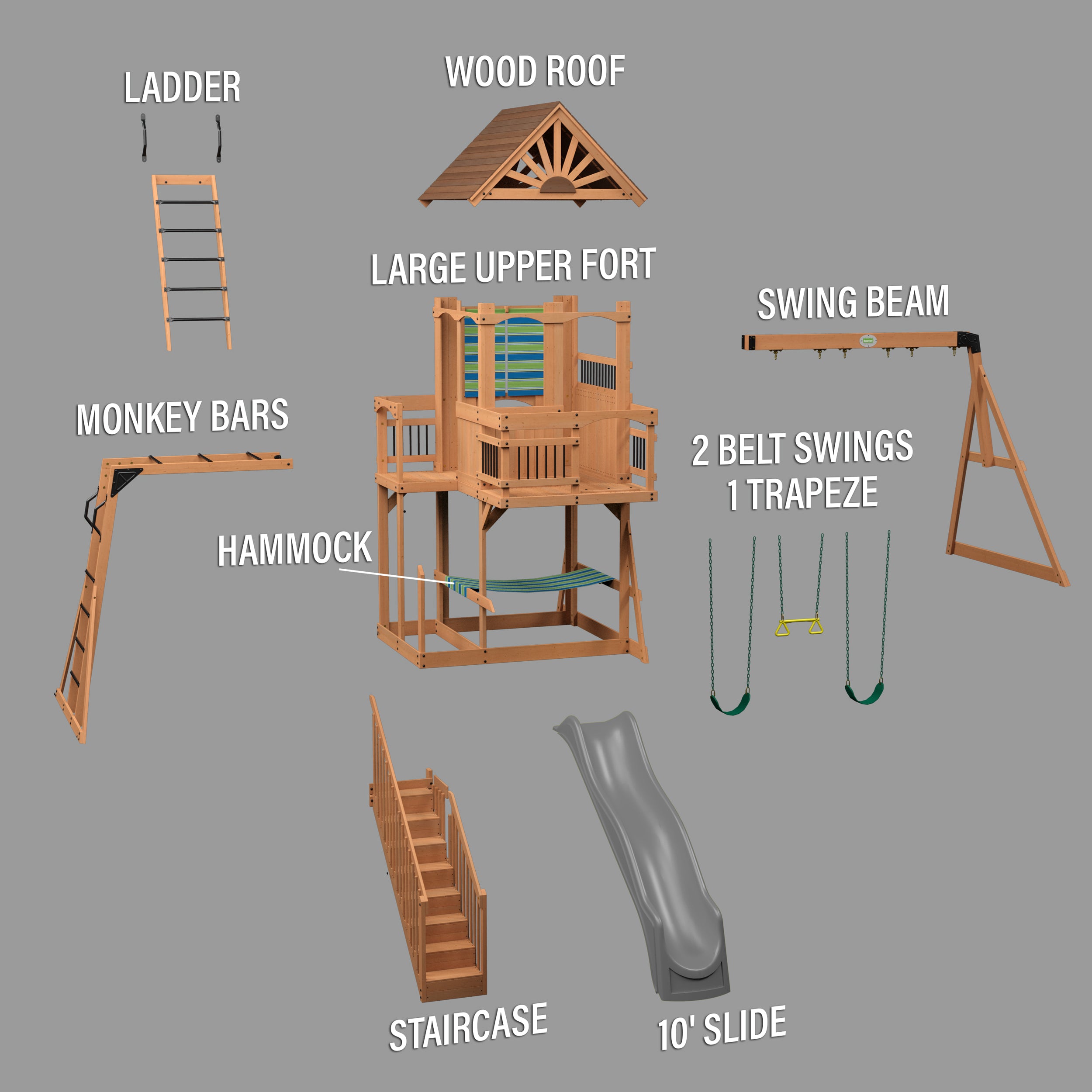 Oceanview Gray Exploded View