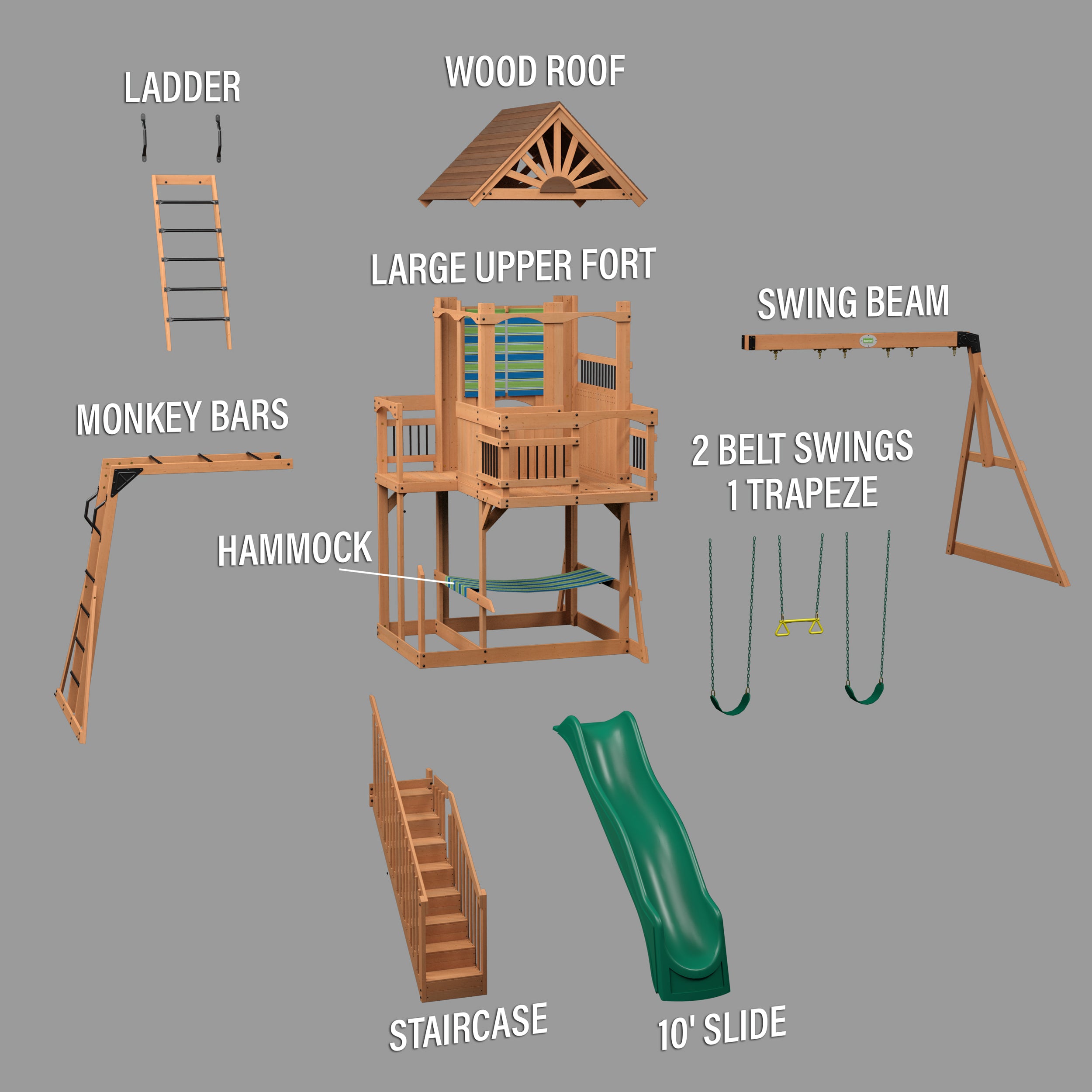 Oceanview Green Exploded View