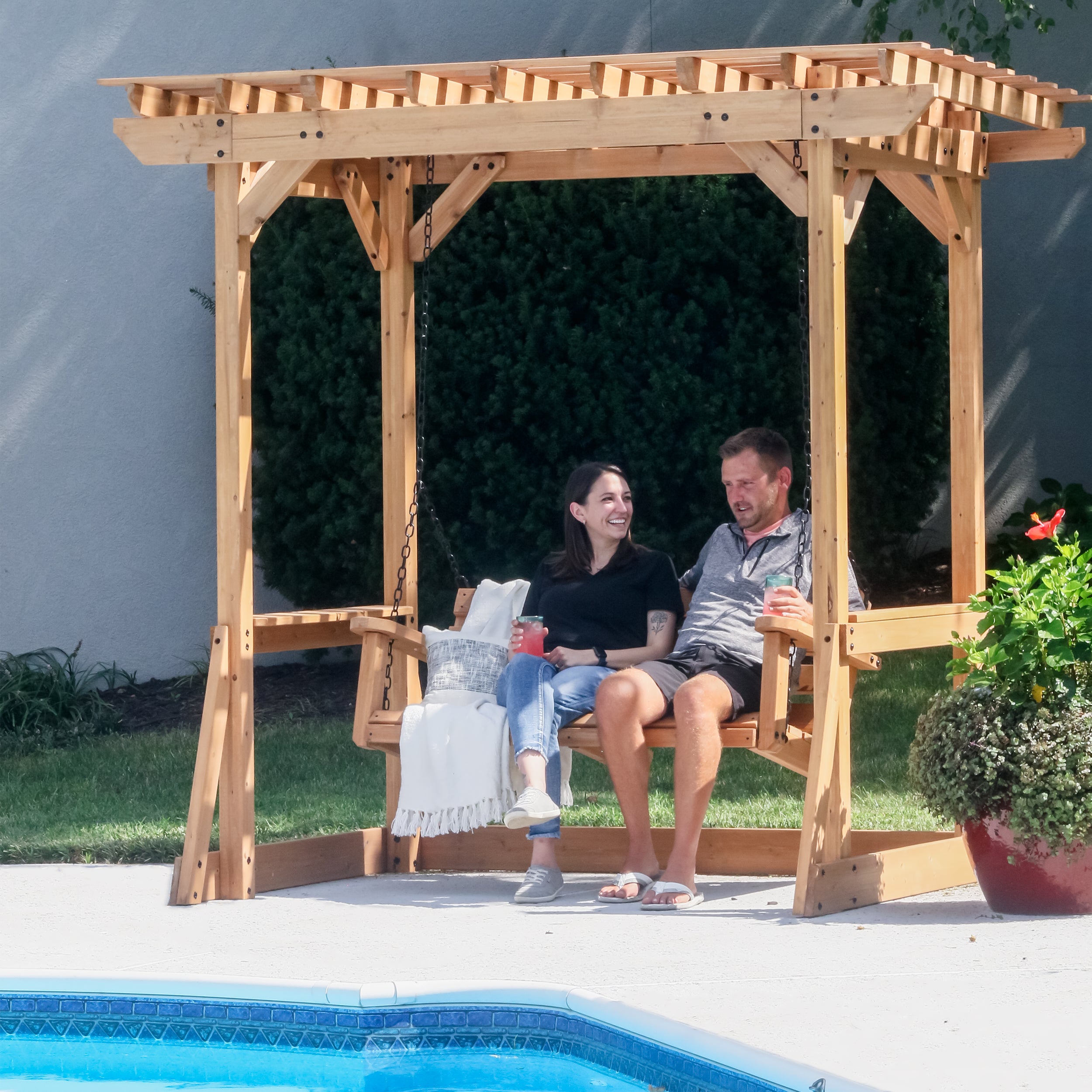 Backyard Discovery Pergola Swing