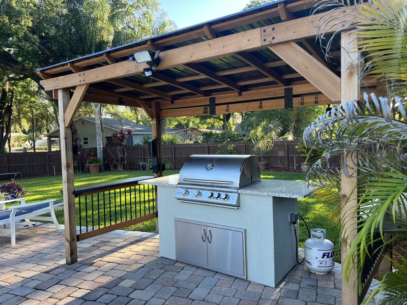 Saxony Grill Gazebo – Backyard Discovery