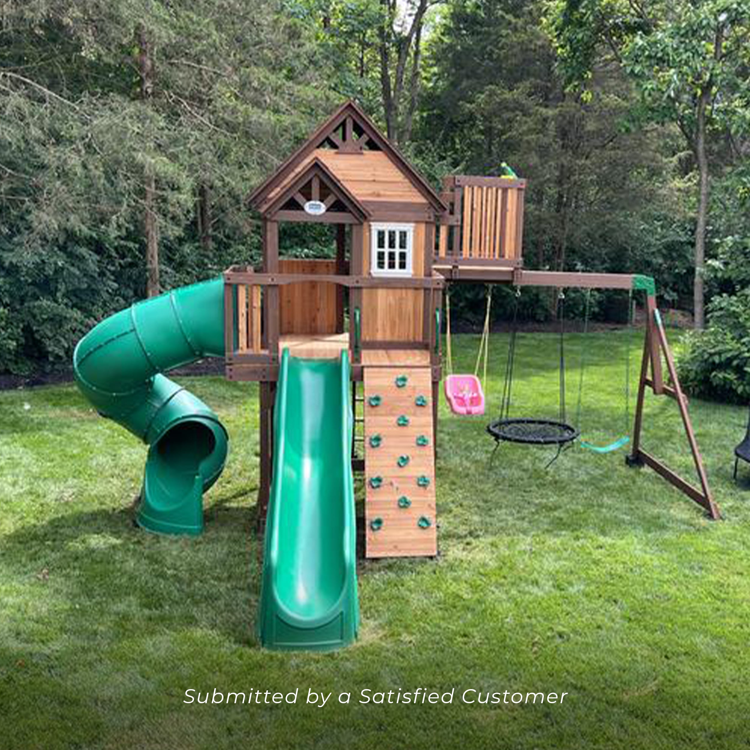 Skyfort III Wooden Swing Set - Customer Photos