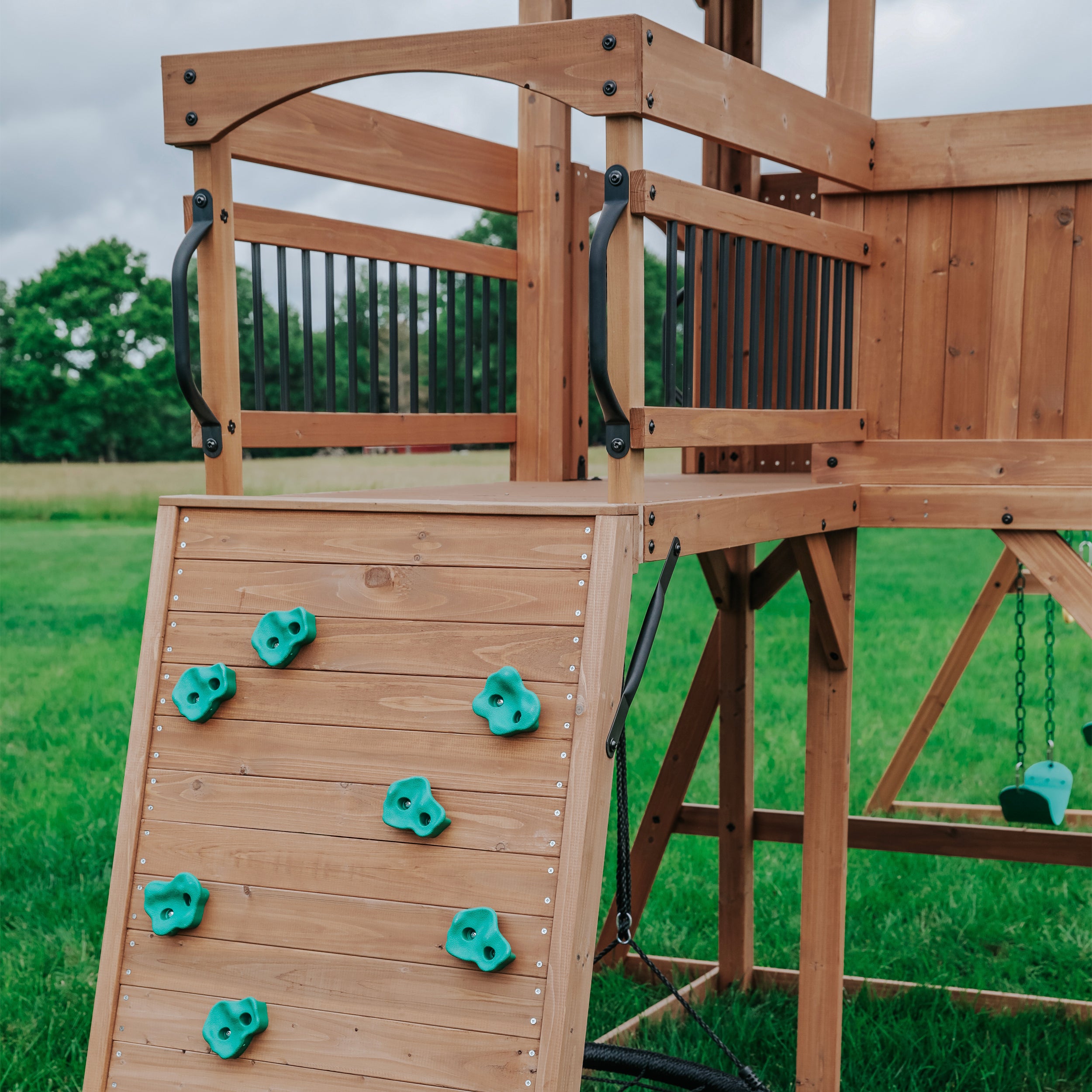 rock climbing wall