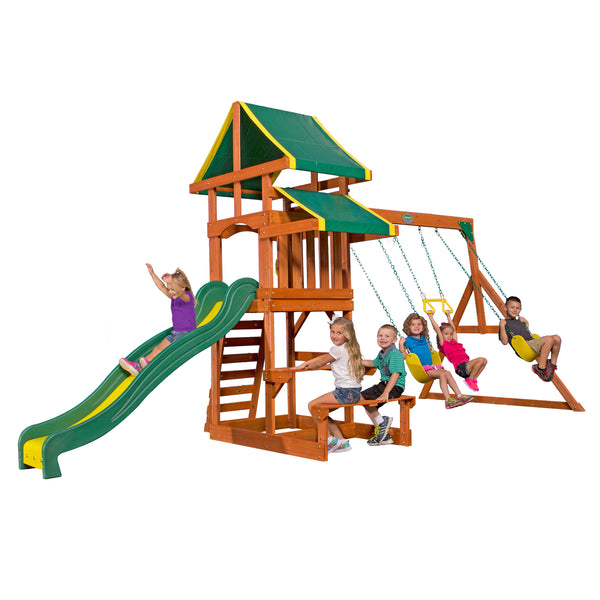 Tucson Wooden Swing Set - Playsets | Backyard Discovery