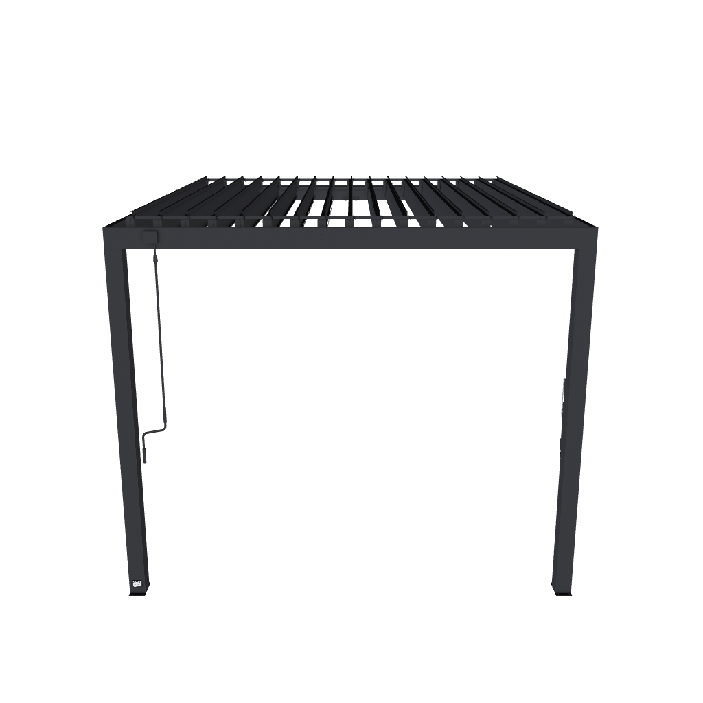 10x10 Evanston Louvered Pergola 3D Model