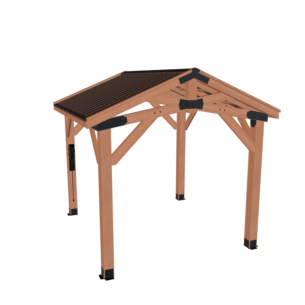 10x10 Norwood Gazebo 3D Model