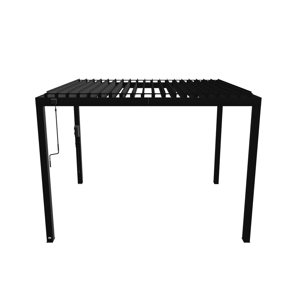 12x10 Sarasota Louvered Pergola 3D Model