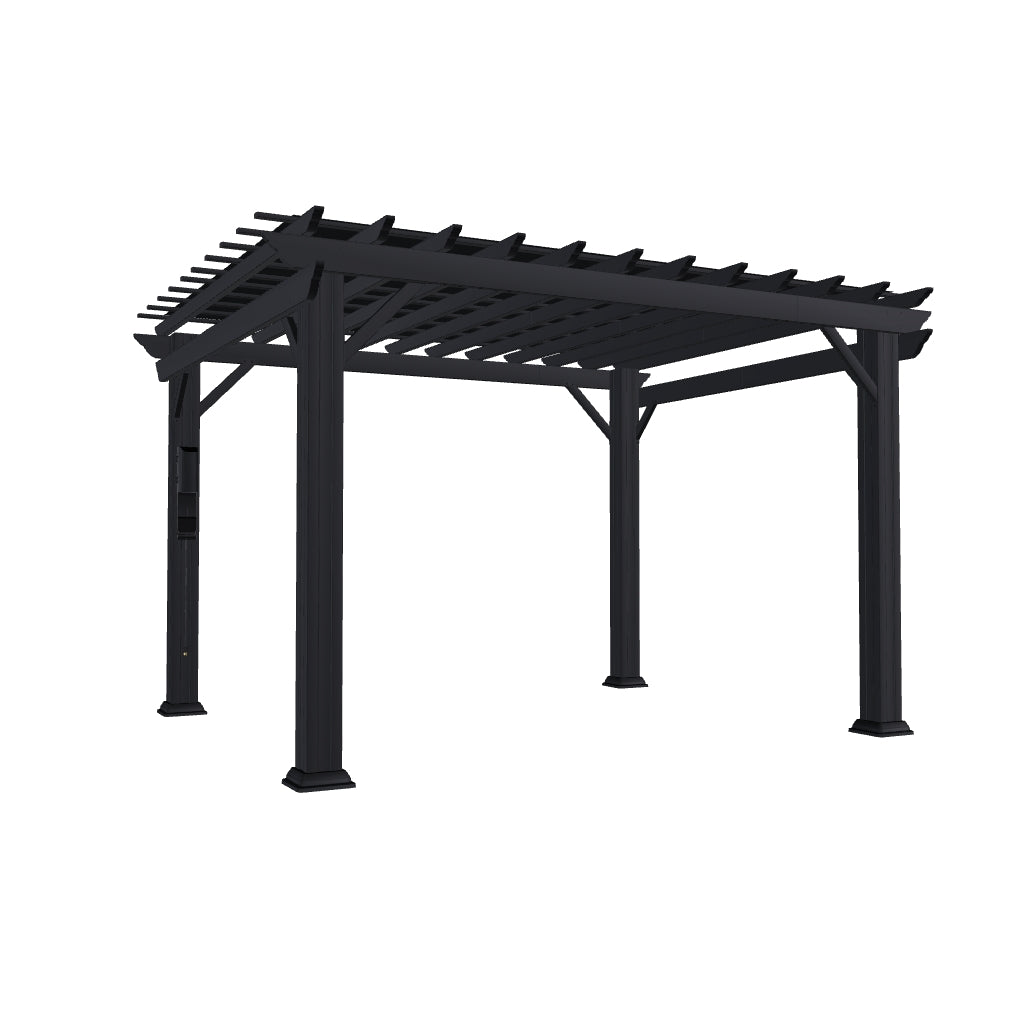 12x10 Stratford Steel Pergola 3D Model