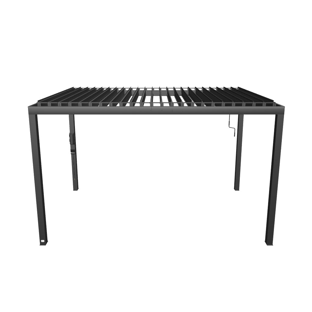 14x10 Sarasota Steel Louvered Pergola – Backyard Discovery