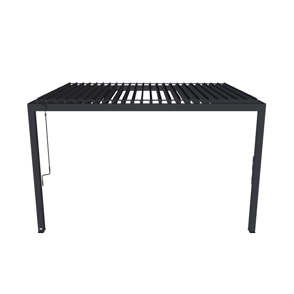 14x10 Evanston Louvered Pergola 3D Model