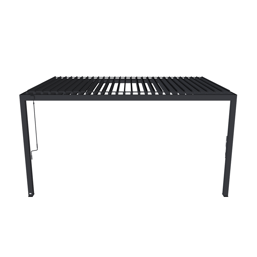 16x10 Evanston Louvered Pergola 3D Model