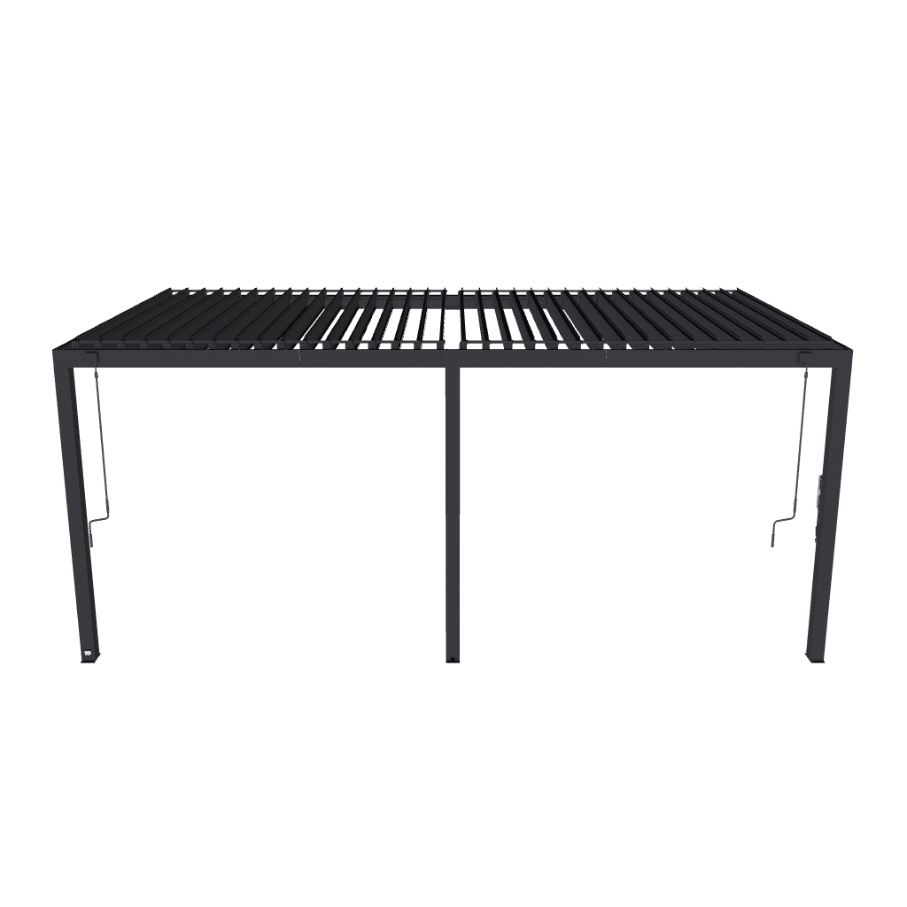 20x10 Evanston Louvered Pergola 3D Model