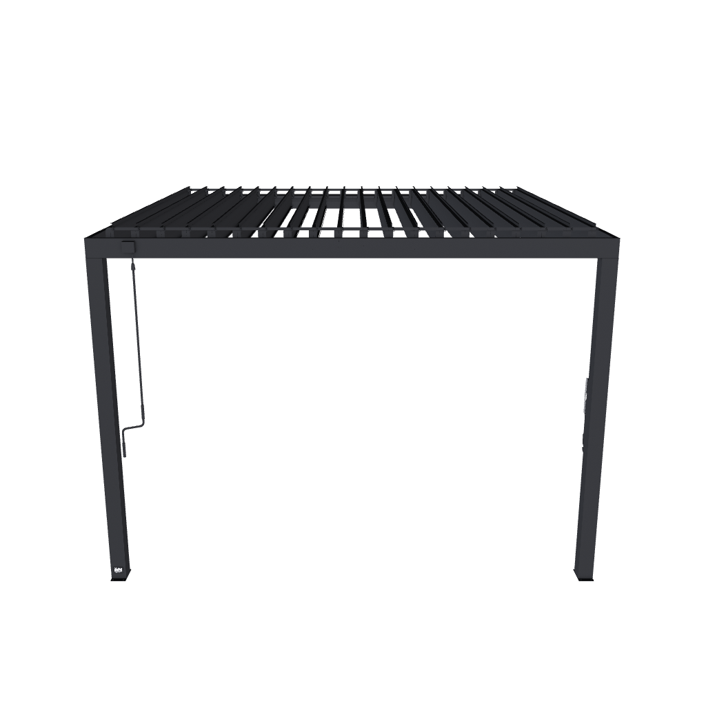 12x10 Evanston Louvered Pergola 3D Model