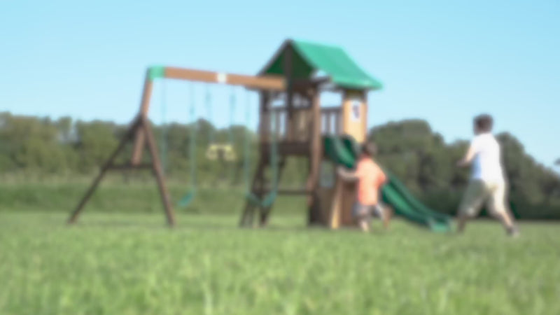 Lakewood wooden swing set video