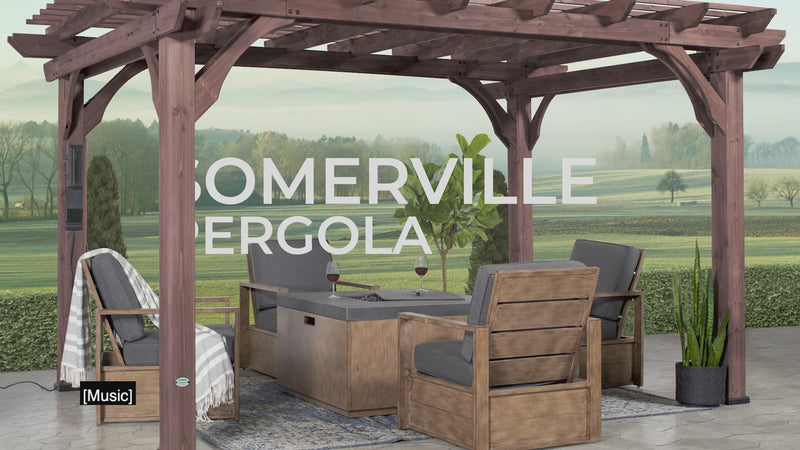 Somerville 14x10 pergola video